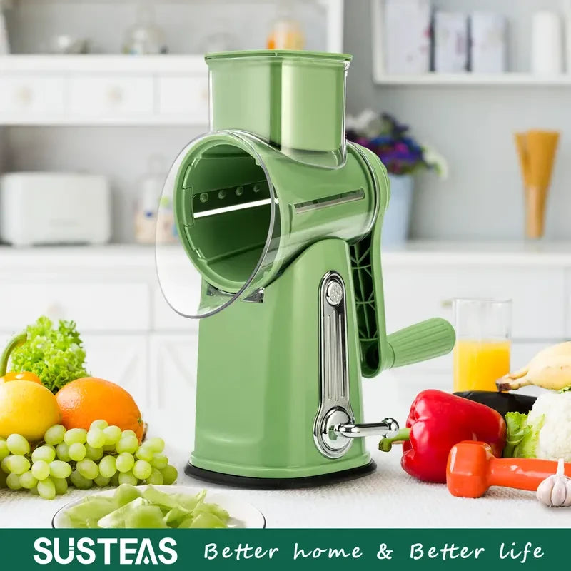 Susteas Hand Crank Rotary Grater
