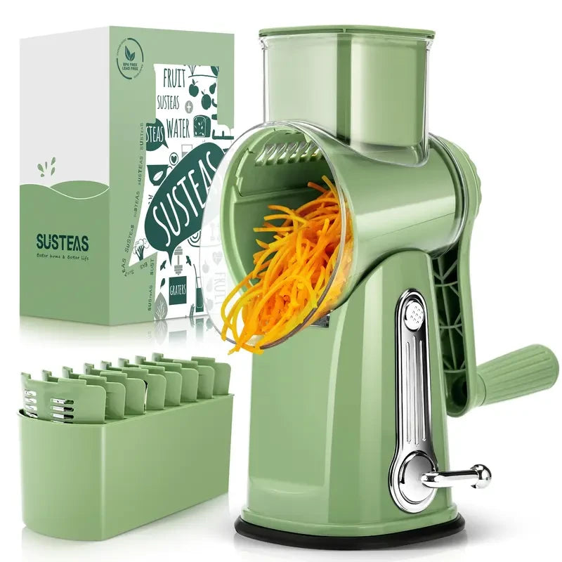 Susteas Hand Crank Rotary Grater