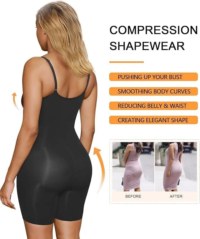 SHAPERX Tummy Control Bodysuit