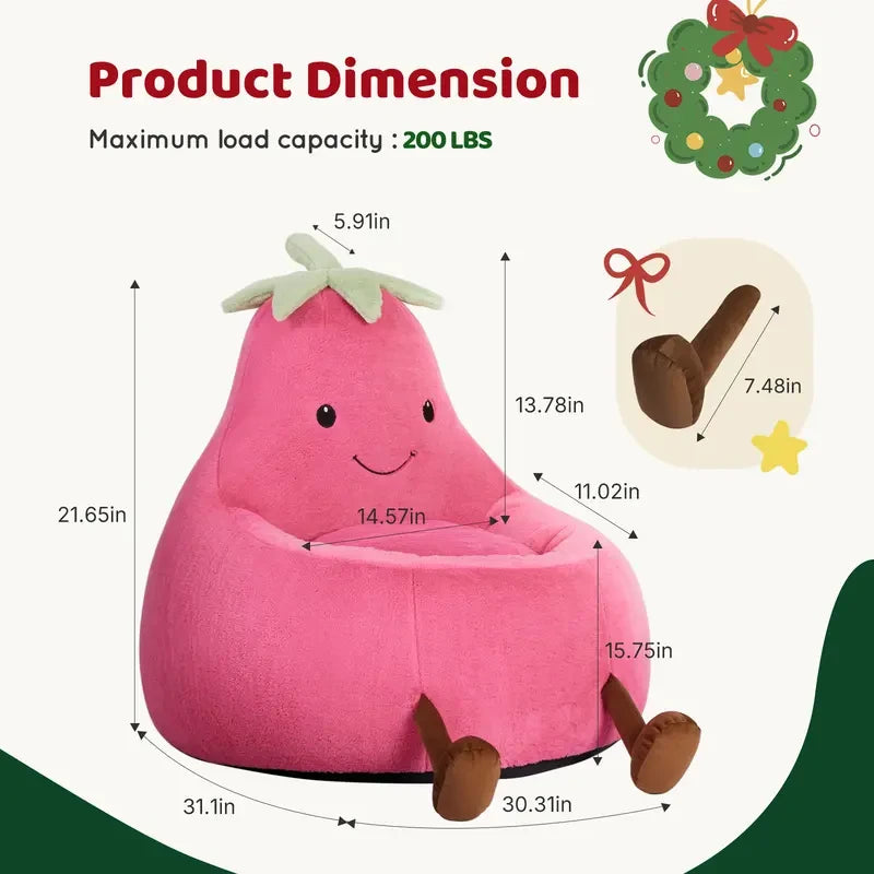 Kids Memory Foam Bean Bag Chair
