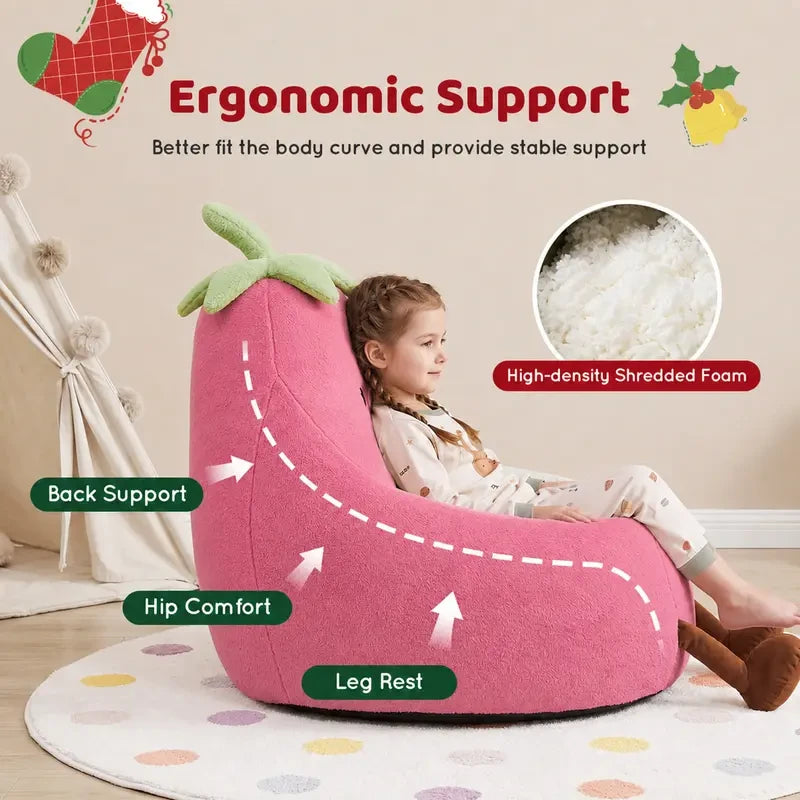 Kids Memory Foam Bean Bag Chair