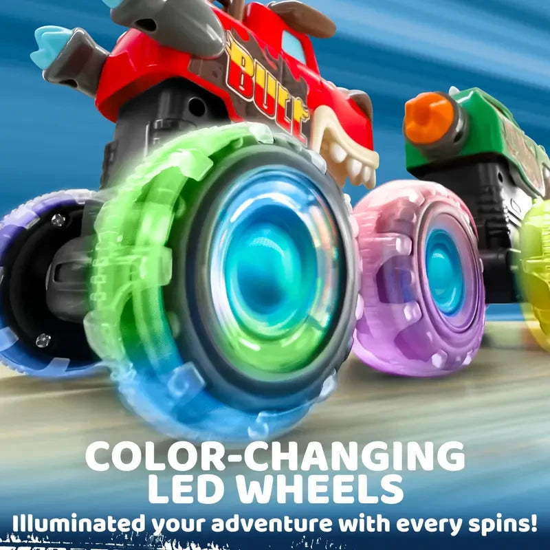 Light Up Push Car Set