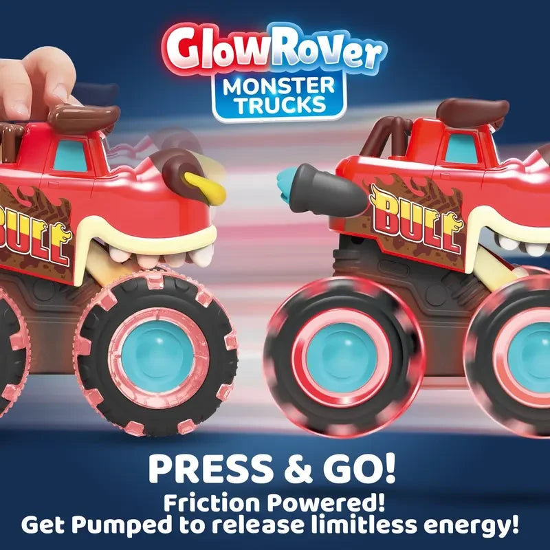 Light Up Push Car Set