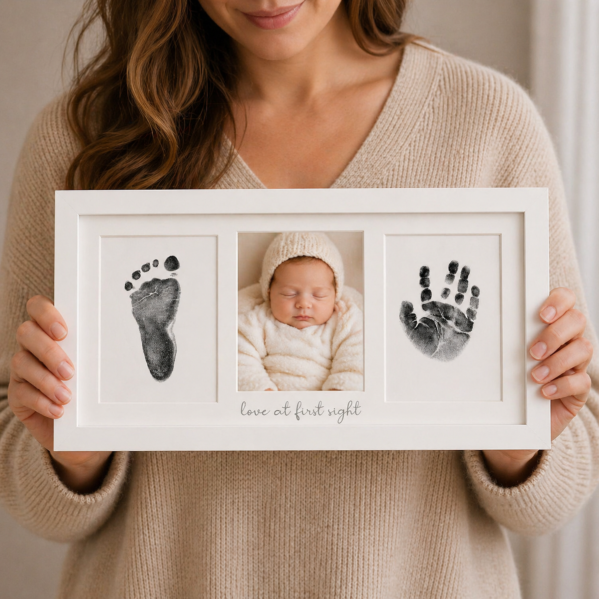 Mess-Free Baby Handprint & Footprint Keepsake Kit – 4 Pack